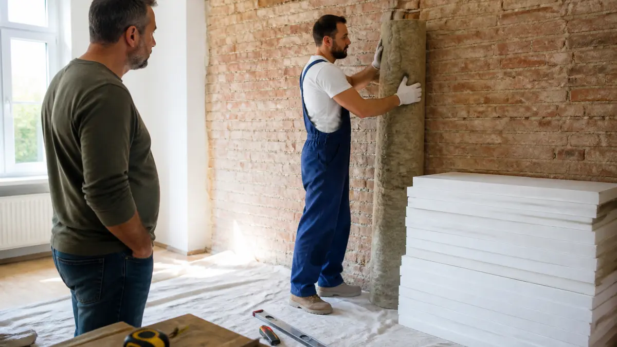 Prix de l'isolation mur interieur : estimation selon surface et materiau