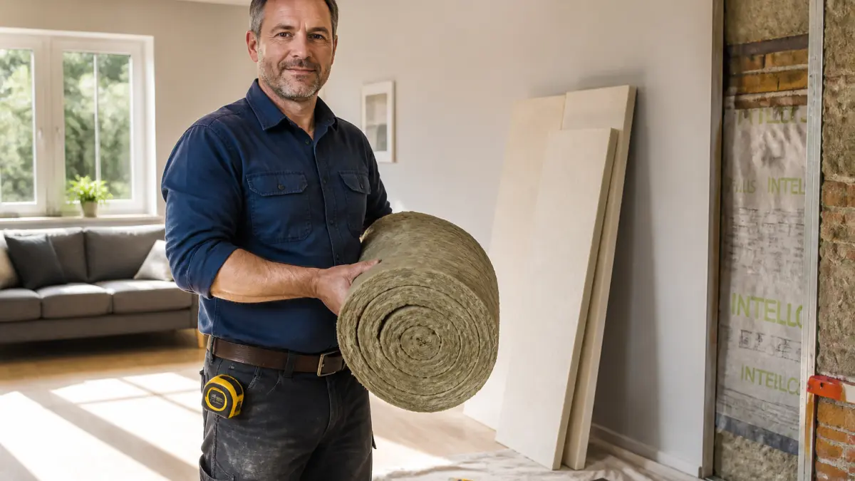 Meilleure isolation thermique des murs par l'interieur : materiaux classes par performance